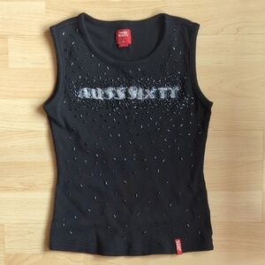Miss Sixty Beaded Sleeveless Top